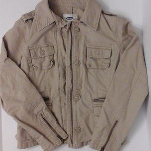 Women's Old Navy Tan Lightweight Jacket Medium